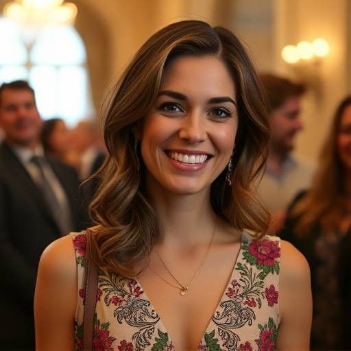 Isabella Conti, the general manager, smiling and welcoming guests